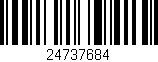 Código de barras (EAN, GTIN, SKU, ISBN): '24737684'