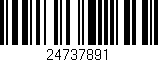 Código de barras (EAN, GTIN, SKU, ISBN): '24737891'