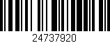 Código de barras (EAN, GTIN, SKU, ISBN): '24737920'