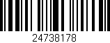 Código de barras (EAN, GTIN, SKU, ISBN): '24738178'