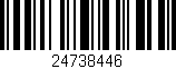 Código de barras (EAN, GTIN, SKU, ISBN): '24738446'