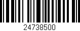 Código de barras (EAN, GTIN, SKU, ISBN): '24738500'