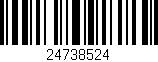 Código de barras (EAN, GTIN, SKU, ISBN): '24738524'