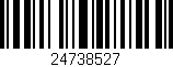 Código de barras (EAN, GTIN, SKU, ISBN): '24738527'