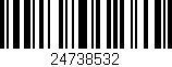 Código de barras (EAN, GTIN, SKU, ISBN): '24738532'