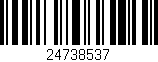 Código de barras (EAN, GTIN, SKU, ISBN): '24738537'