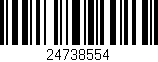 Código de barras (EAN, GTIN, SKU, ISBN): '24738554'