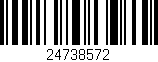 Código de barras (EAN, GTIN, SKU, ISBN): '24738572'