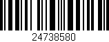 Código de barras (EAN, GTIN, SKU, ISBN): '24738580'