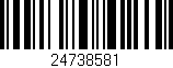 Código de barras (EAN, GTIN, SKU, ISBN): '24738581'