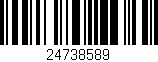 Código de barras (EAN, GTIN, SKU, ISBN): '24738589'