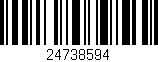 Código de barras (EAN, GTIN, SKU, ISBN): '24738594'