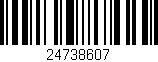 Código de barras (EAN, GTIN, SKU, ISBN): '24738607'