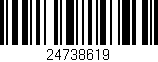 Código de barras (EAN, GTIN, SKU, ISBN): '24738619'