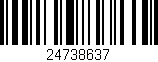 Código de barras (EAN, GTIN, SKU, ISBN): '24738637'