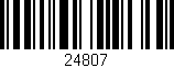 Código de barras (EAN, GTIN, SKU, ISBN): '24807'