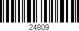 Código de barras (EAN, GTIN, SKU, ISBN): '24809'