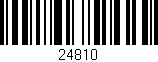 Código de barras (EAN, GTIN, SKU, ISBN): '24810'