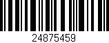 Código de barras (EAN, GTIN, SKU, ISBN): '24875459'
