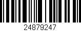 Código de barras (EAN, GTIN, SKU, ISBN): '24879247'