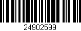 Código de barras (EAN, GTIN, SKU, ISBN): '24902599'
