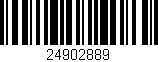 Código de barras (EAN, GTIN, SKU, ISBN): '24902889'