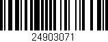 Código de barras (EAN, GTIN, SKU, ISBN): '24903071'