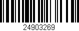 Código de barras (EAN, GTIN, SKU, ISBN): '24903269'