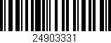 Código de barras (EAN, GTIN, SKU, ISBN): '24903331'