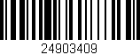 Código de barras (EAN, GTIN, SKU, ISBN): '24903409'