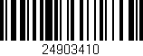 Código de barras (EAN, GTIN, SKU, ISBN): '24903410'