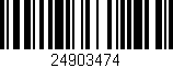 Código de barras (EAN, GTIN, SKU, ISBN): '24903474'