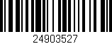 Código de barras (EAN, GTIN, SKU, ISBN): '24903527'