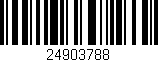 Código de barras (EAN, GTIN, SKU, ISBN): '24903788'