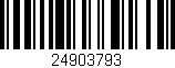 Código de barras (EAN, GTIN, SKU, ISBN): '24903793'