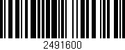 Código de barras (EAN, GTIN, SKU, ISBN): '2491600'