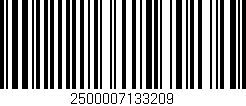 Código de barras (EAN, GTIN, SKU, ISBN): '2500007133209'
