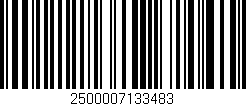 Código de barras (EAN, GTIN, SKU, ISBN): '2500007133483'