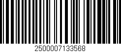 Código de barras (EAN, GTIN, SKU, ISBN): '2500007133568'