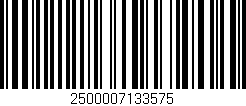 Código de barras (EAN, GTIN, SKU, ISBN): '2500007133575'
