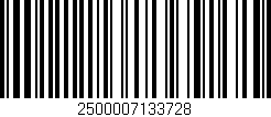 Código de barras (EAN, GTIN, SKU, ISBN): '2500007133728'