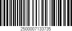 Código de barras (EAN, GTIN, SKU, ISBN): '2500007133735'