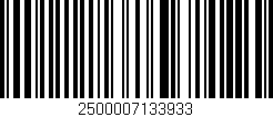Código de barras (EAN, GTIN, SKU, ISBN): '2500007133933'