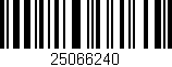 Código de barras (EAN, GTIN, SKU, ISBN): '25066240'