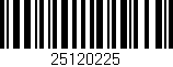 Código de barras (EAN, GTIN, SKU, ISBN): '25120225'