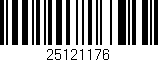 Código de barras (EAN, GTIN, SKU, ISBN): '25121176'