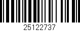 Código de barras (EAN, GTIN, SKU, ISBN): '25122737'