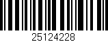 Código de barras (EAN, GTIN, SKU, ISBN): '25124228'