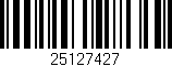 Código de barras (EAN, GTIN, SKU, ISBN): '25127427'