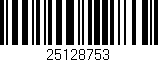 Código de barras (EAN, GTIN, SKU, ISBN): '25128753'